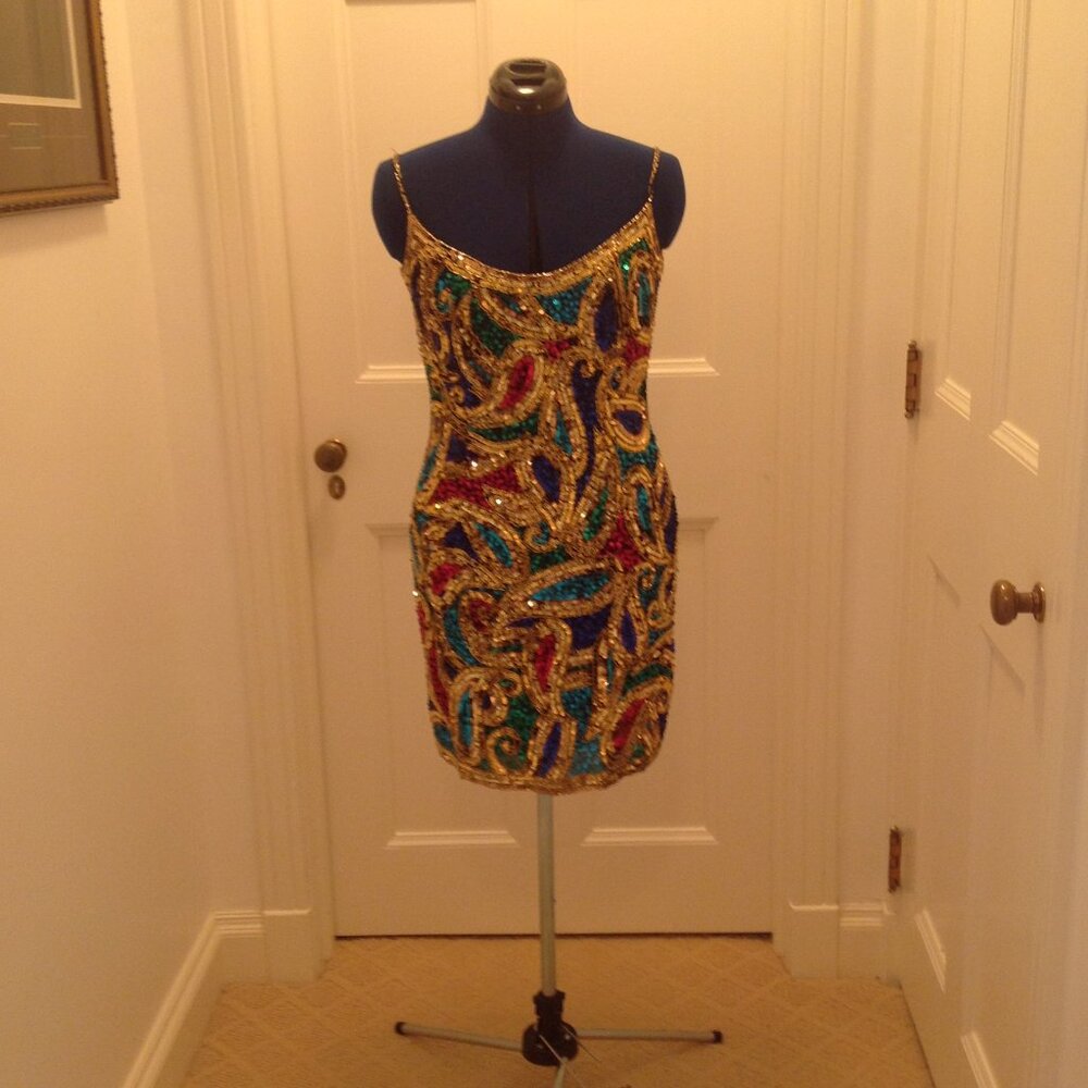 Bright Beaded Dress
